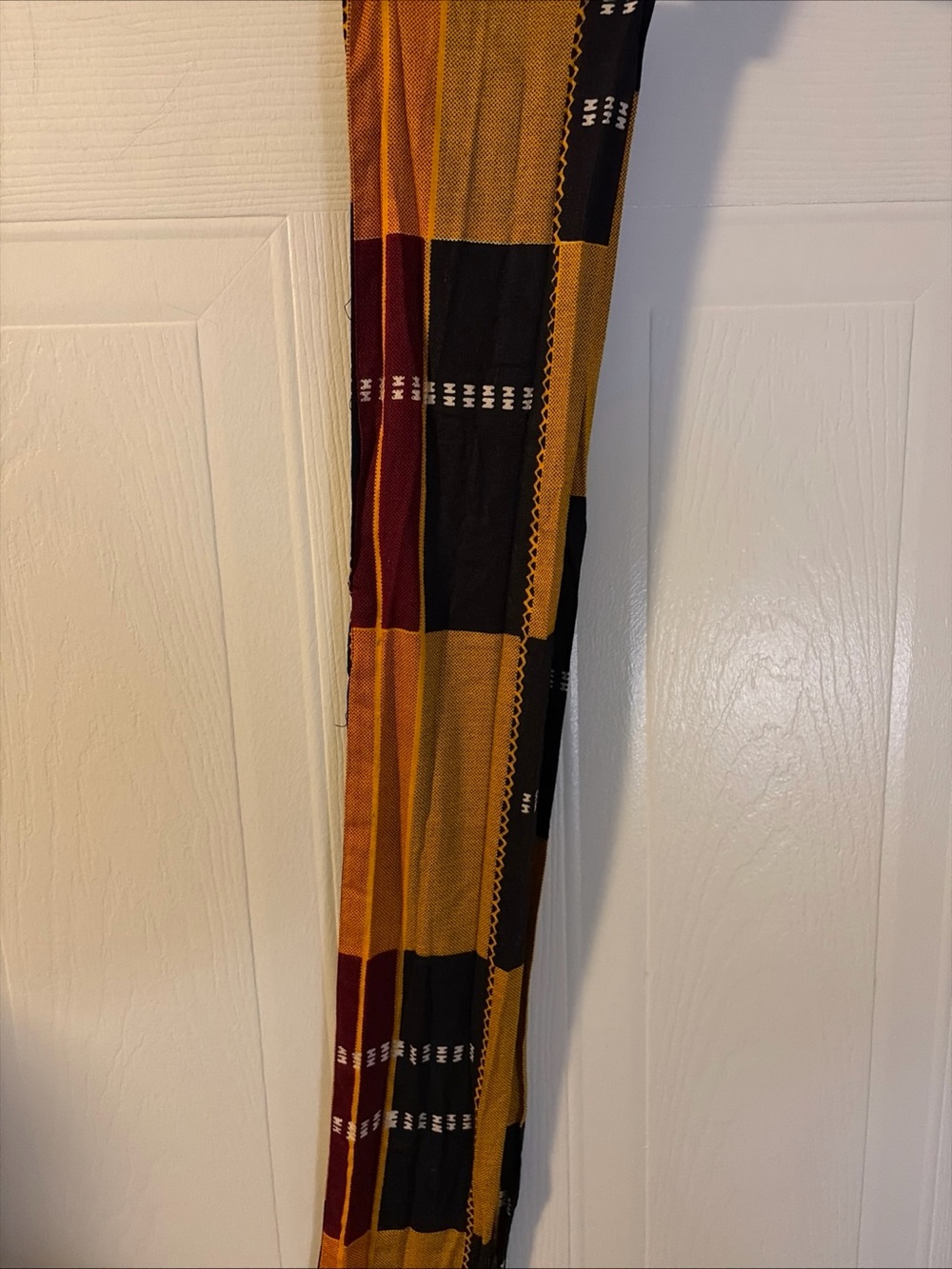 Southwestern Geometric Scarf Fringe Accents 56”
